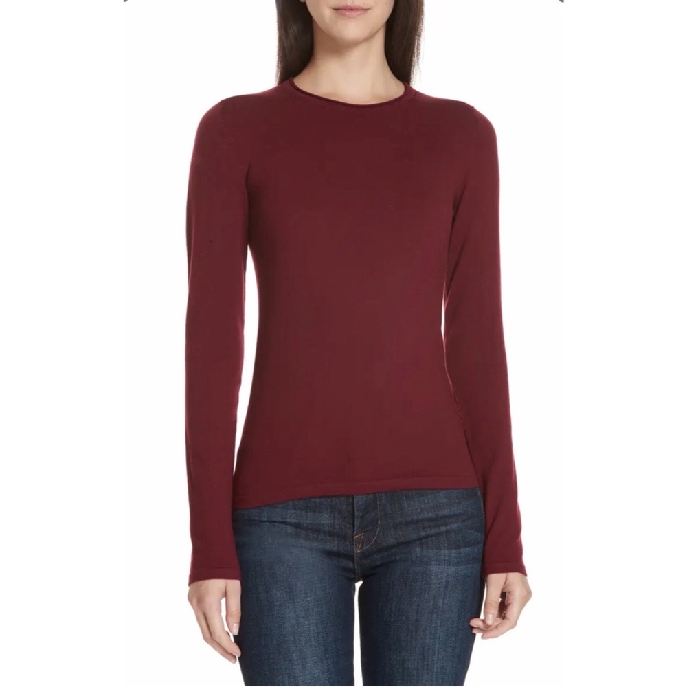Theory Slim Fit Merino Wool Crewneck Pullover SZ Small New With Tag